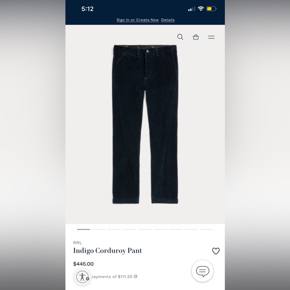 Polo Corduroy Pants - Picture 4 of 6